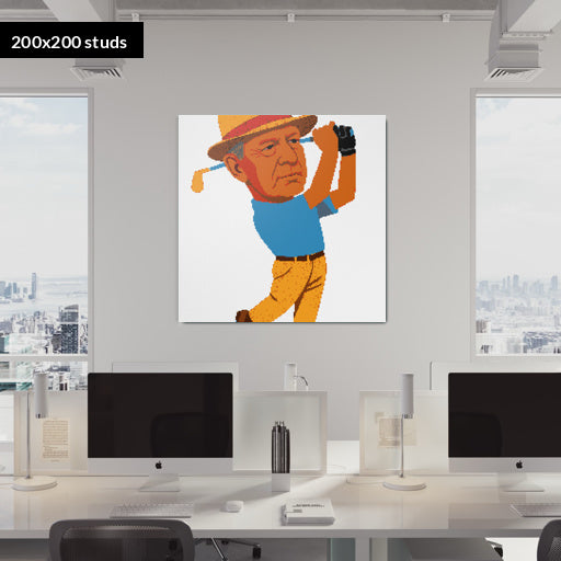 200*200studs, 160*160cm, 63*63inch