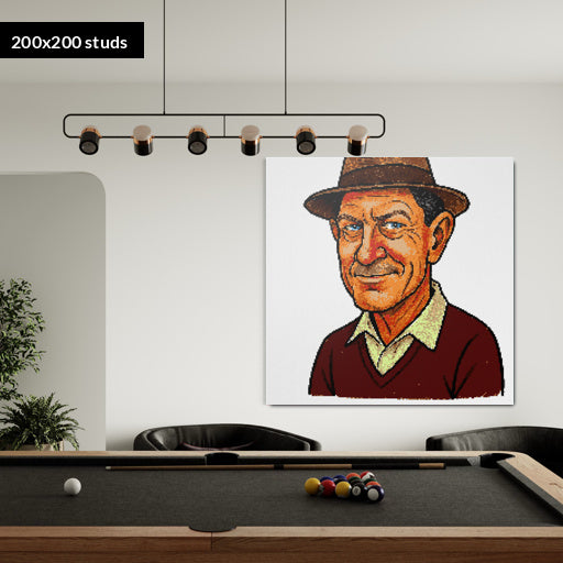 200*200studs, 160*160cm, 63*63inch