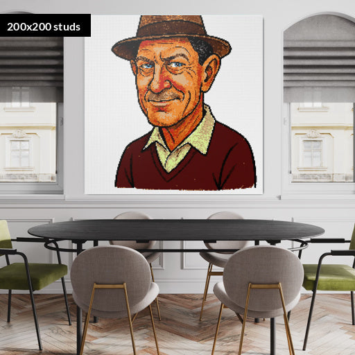 200*200studs, 160*160cm, 63*63inch