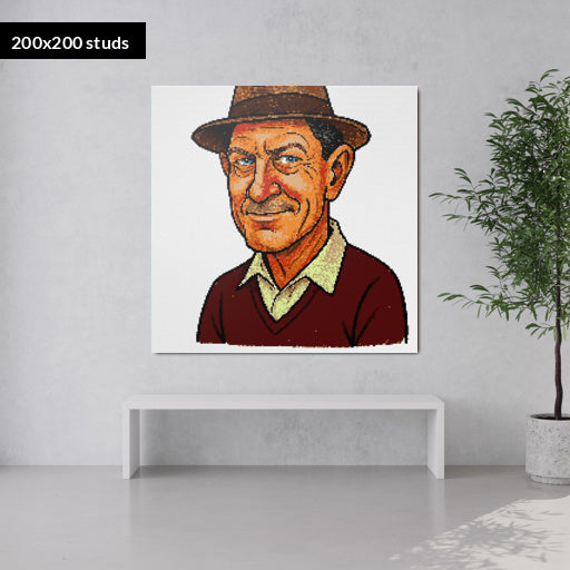 200*200studs, 160*160cm, 63*63inch