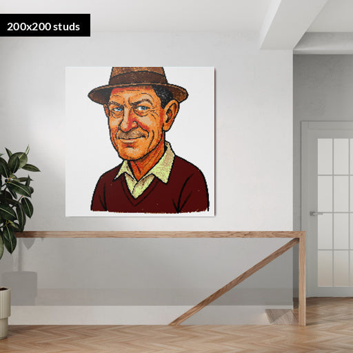 200*200studs, 160*160cm, 63*63inch