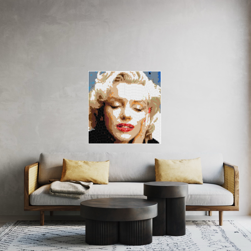 Marlyn Eyes Closed 100x100