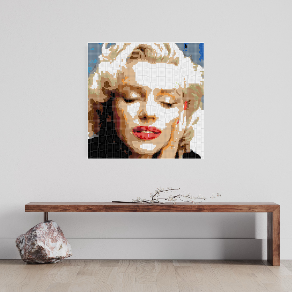 Marlyn Eyes Closed 100x100