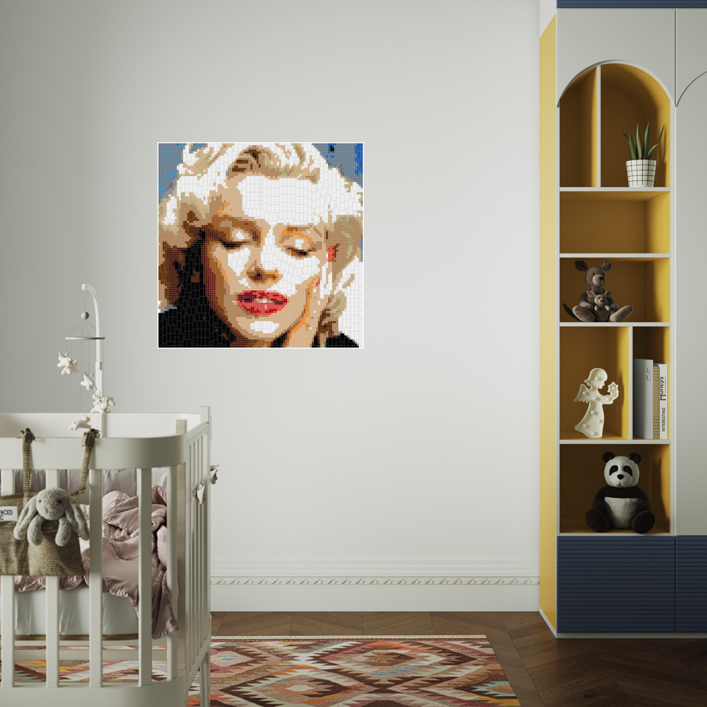 Marlyn Eyes Closed 100x100