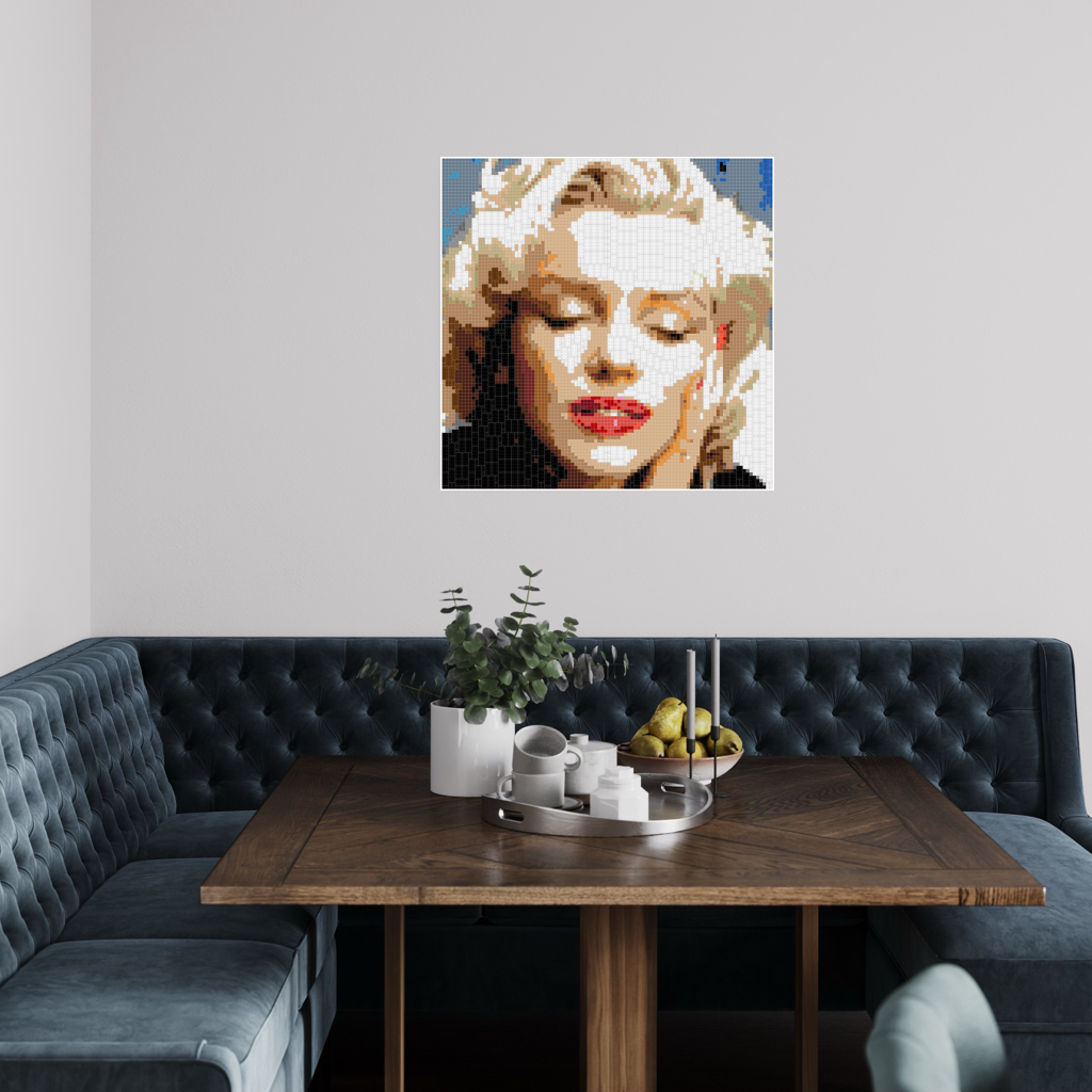 Marlyn Eyes Closed 100x100