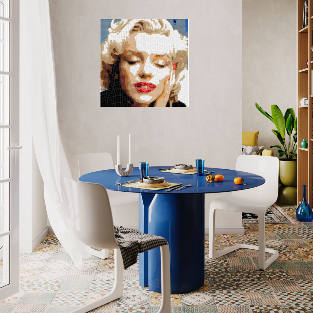 Marlyn Eyes Closed 100x100