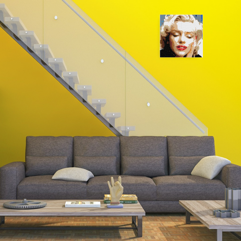 Marlyn Eyes Closed 100x100