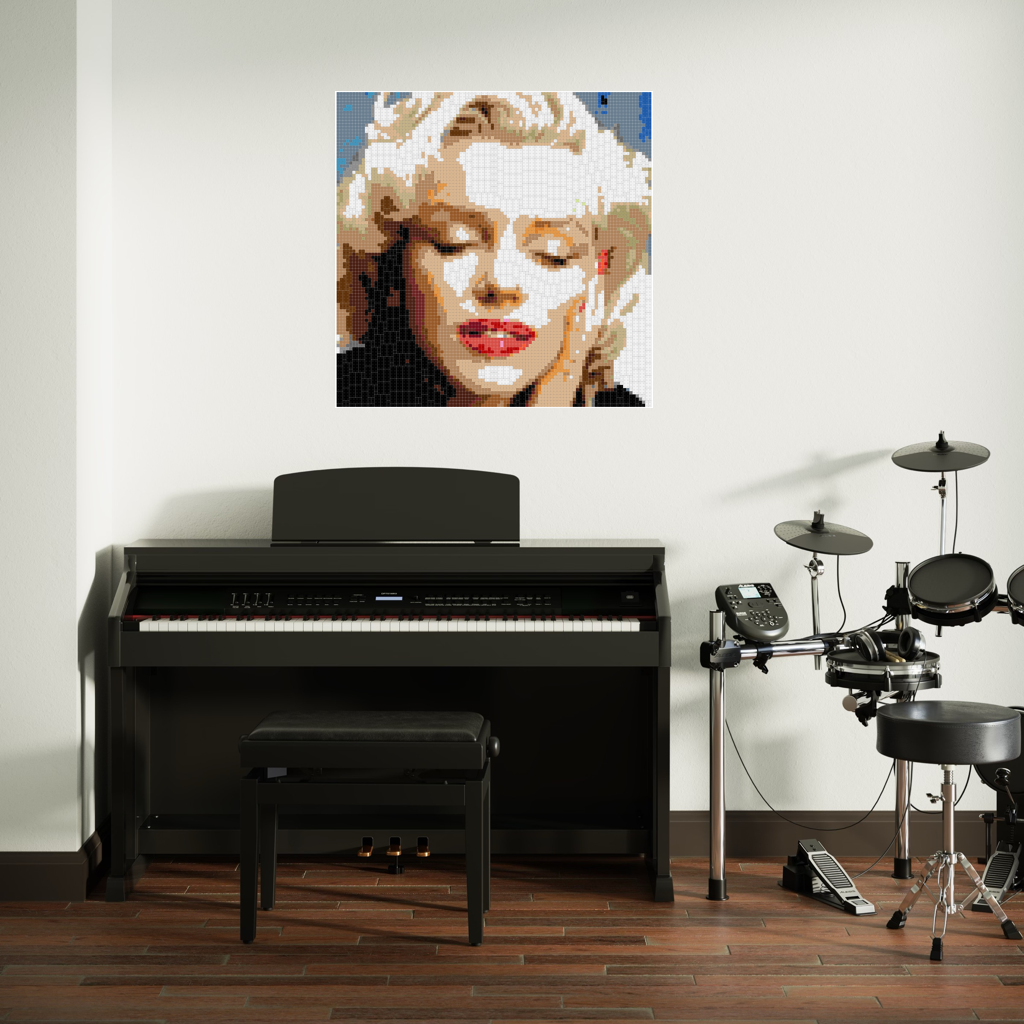 Marlyn Eyes Closed 100x100