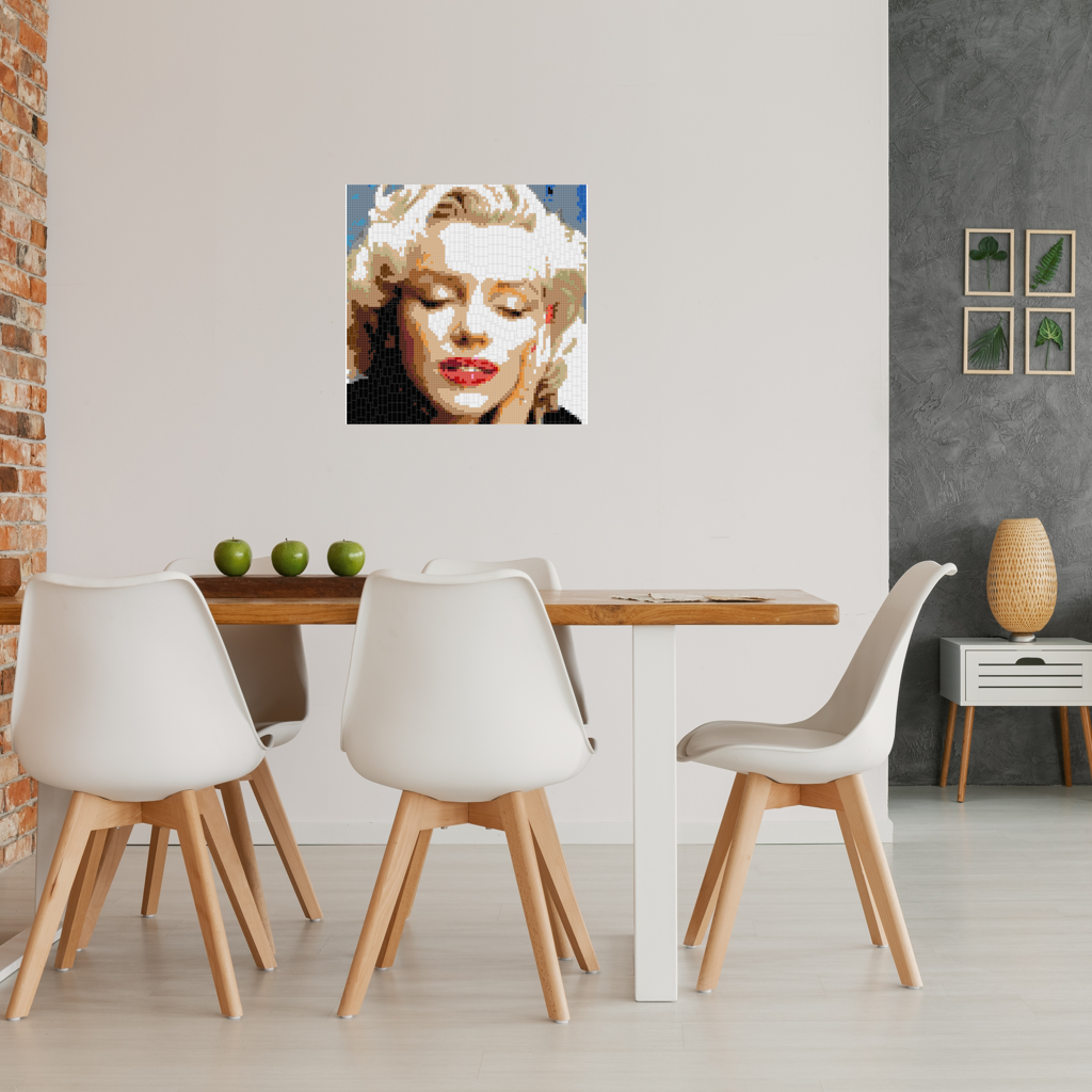 Marlyn Eyes Closed 100x100