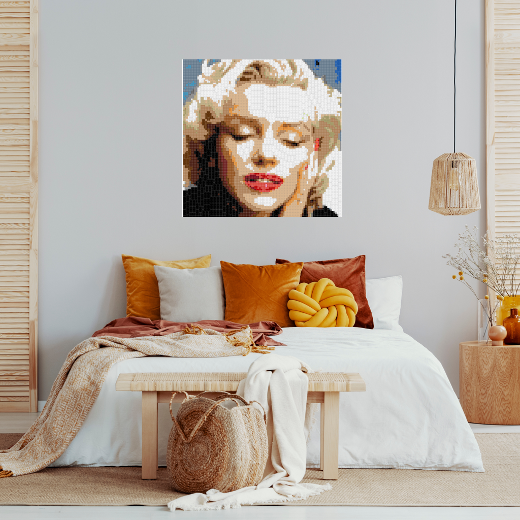 Marlyn Eyes Closed 100x100
