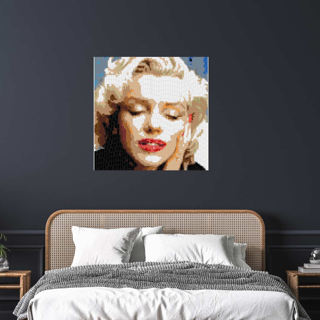 Marlyn Eyes Closed 100x100