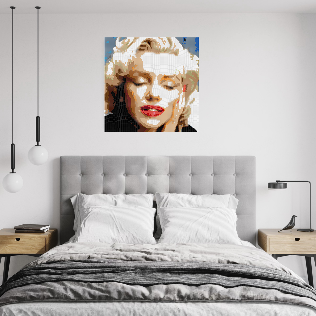 Marlyn Eyes Closed 100x100