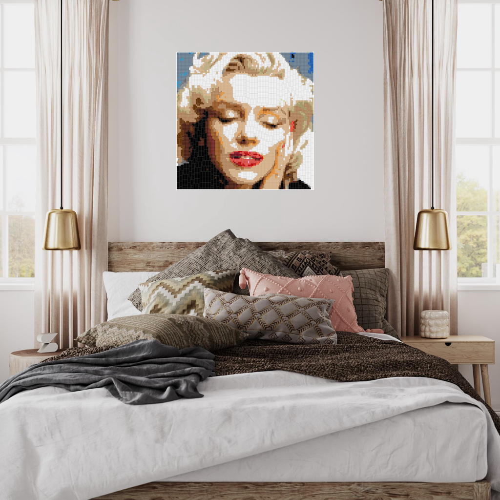 Marlyn Eyes Closed 100x100