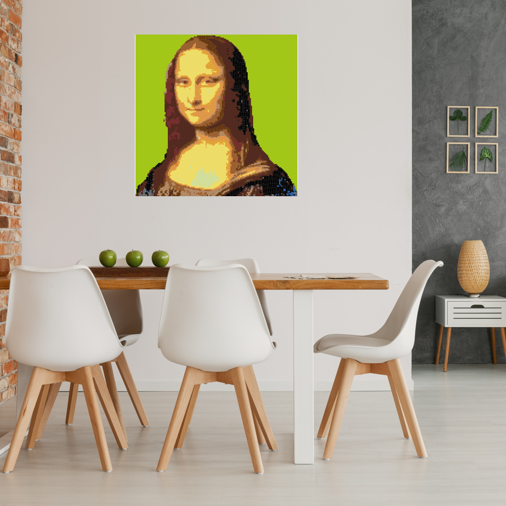 Mona Lisa Relief Mosaic
