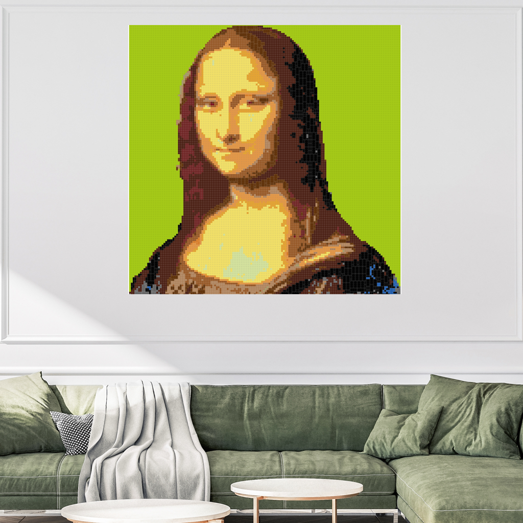Mona Lisa Relief Mosaic