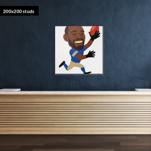 200*200studs, 160*160cm, 63*63inch