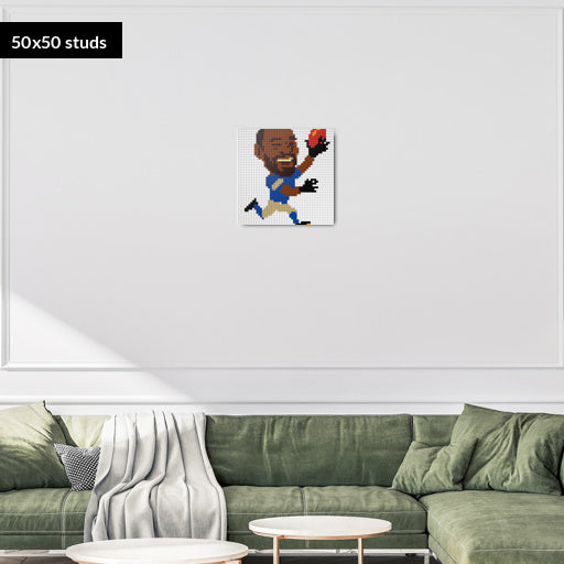 50*50studs, 40*40cm, 15,75*15,75inch