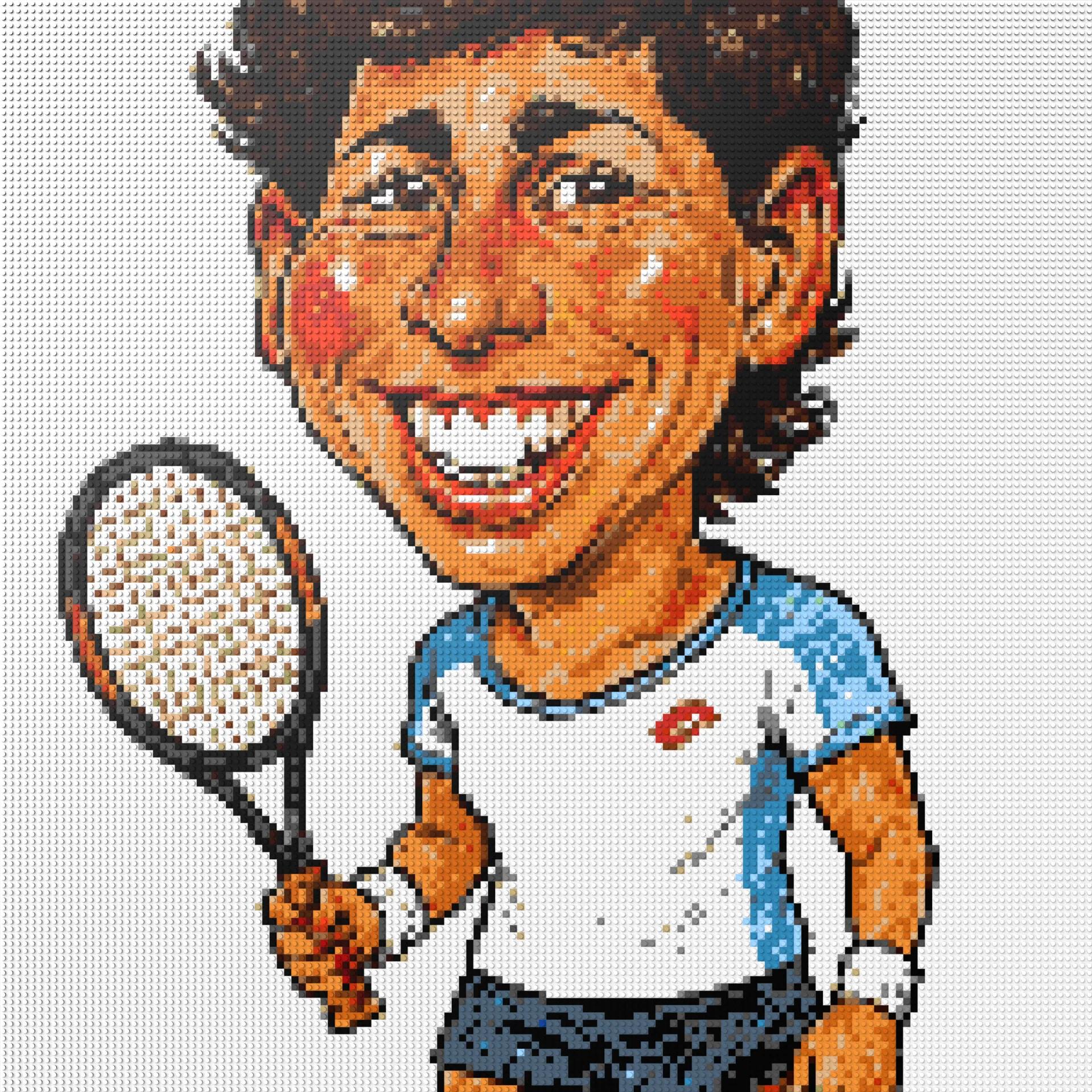 150*150studs, 120*120cm, 47,25*47,25inch