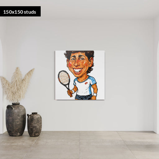 150*150studs, 120*120cm, 47,25*47,25inch