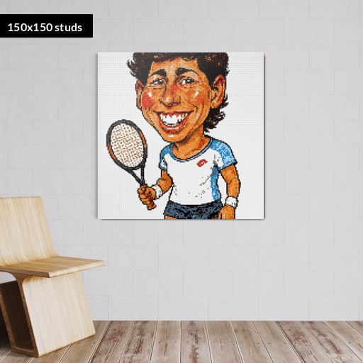 150*150studs, 120*120cm, 47,25*47,25inch