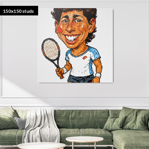 150*150studs, 120*120cm, 47,25*47,25inch