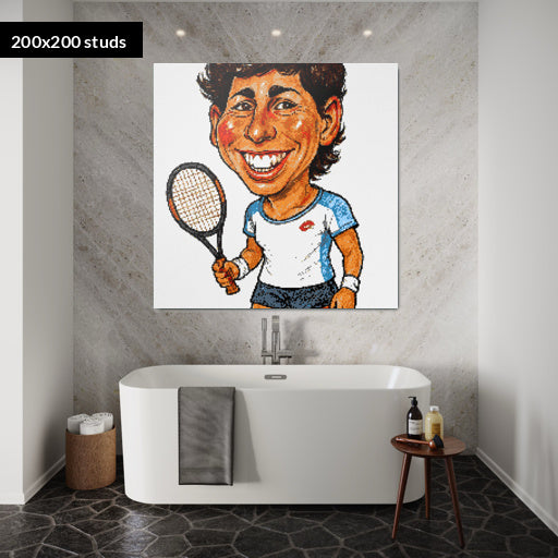 200*200studs, 160*160cm, 63*63inch