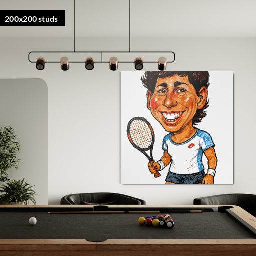 200*200studs, 160*160cm, 63*63inch