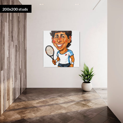 200*200studs, 160*160cm, 63*63inch