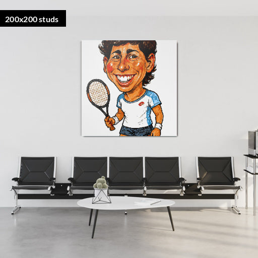 200*200studs, 160*160cm, 63*63inch