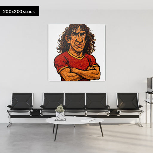 200*200studs, 160*160cm, 63*63inch