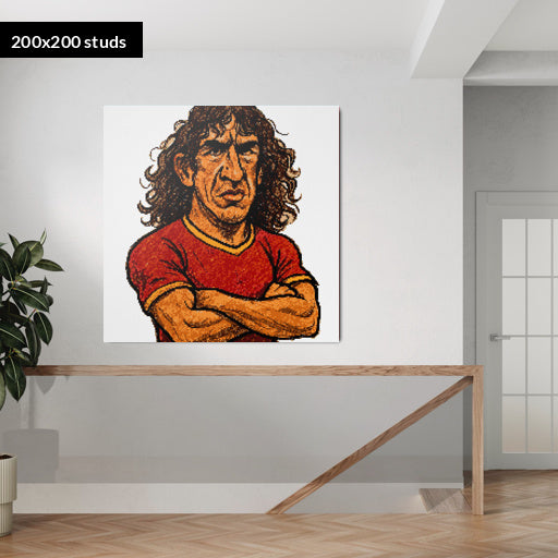 200*200studs, 160*160cm, 63*63inch