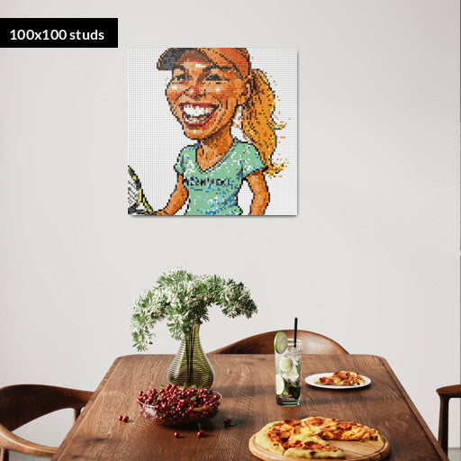 100*100studs, 80*80cm, 31,5*31,5inch