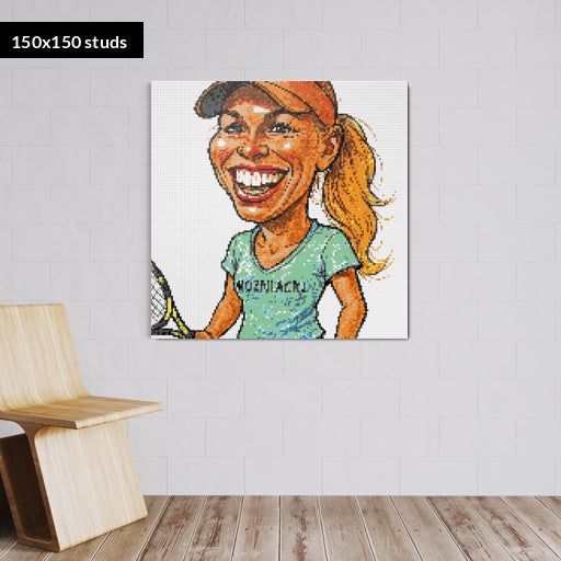 150*150studs, 120*120cm, 47,25*47,25inch