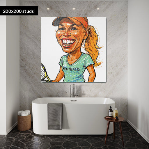 200*200studs, 160*160cm, 63*63inch