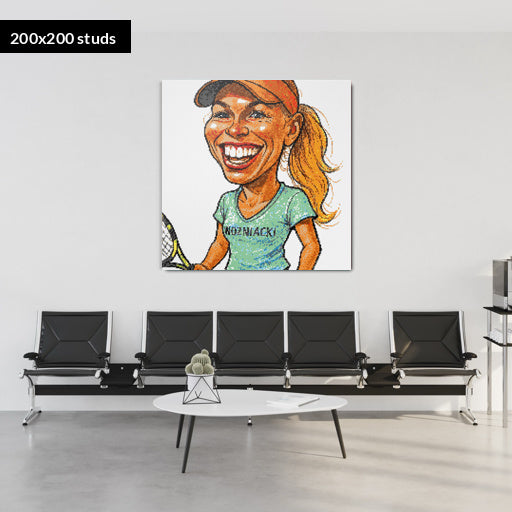 200*200studs, 160*160cm, 63*63inch