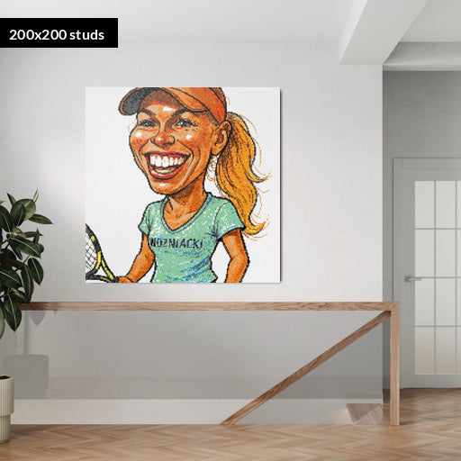 200*200studs, 160*160cm, 63*63inch