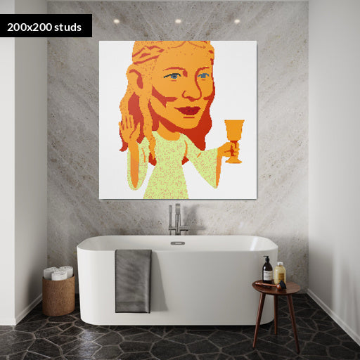 200*200studs, 160*160cm, 63*63inch