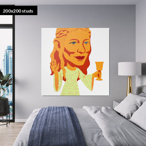 200*200studs, 160*160cm, 63*63inch