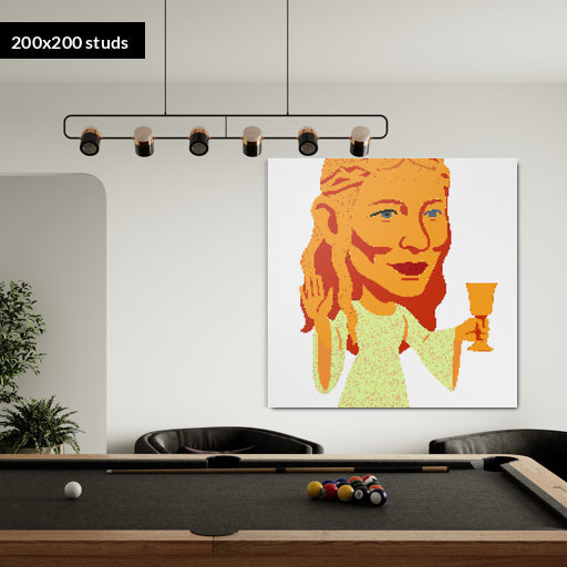 200*200studs, 160*160cm, 63*63inch