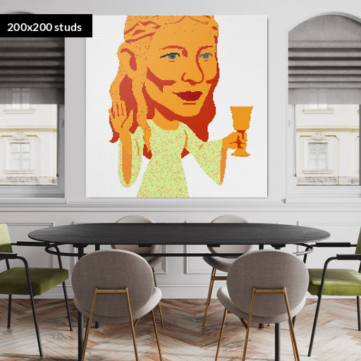 200*200studs, 160*160cm, 63*63inch