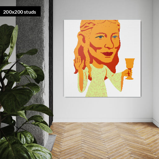200*200studs, 160*160cm, 63*63inch