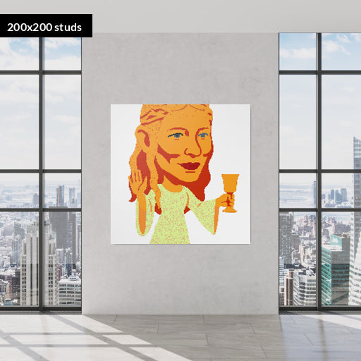 200*200studs, 160*160cm, 63*63inch