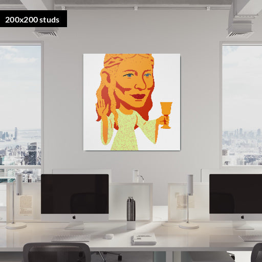 200*200studs, 160*160cm, 63*63inch