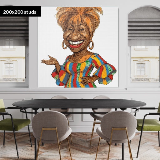 200*200studs, 160*160cm, 63*63inch