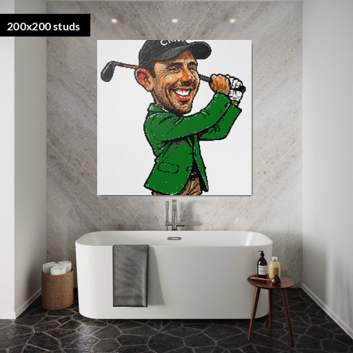 200*200studs, 160*160cm, 63*63inch