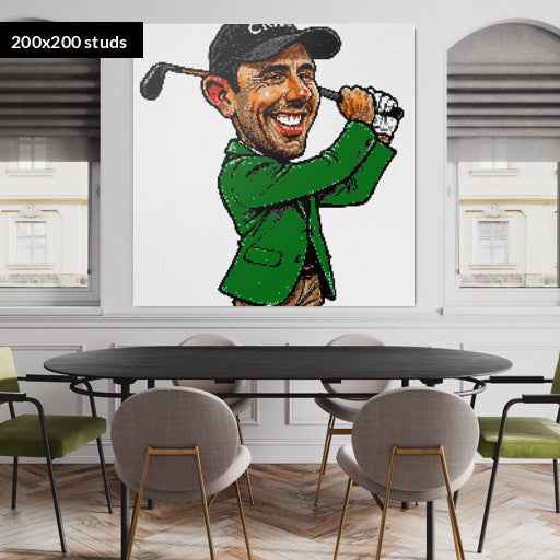 200*200studs, 160*160cm, 63*63inch