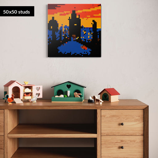 50*50studs, 40*40cm, 15,75*15,75inch