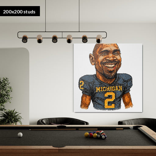 200*200studs, 160*160cm, 63*63inch