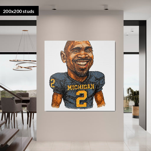 200*200studs, 160*160cm, 63*63inch