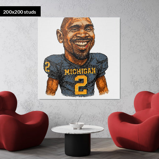 200*200studs, 160*160cm, 63*63inch